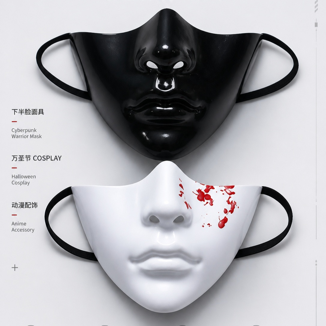 Máscara de Meio Rosto Cyberpun - Respirator Half Face avaliação e preço