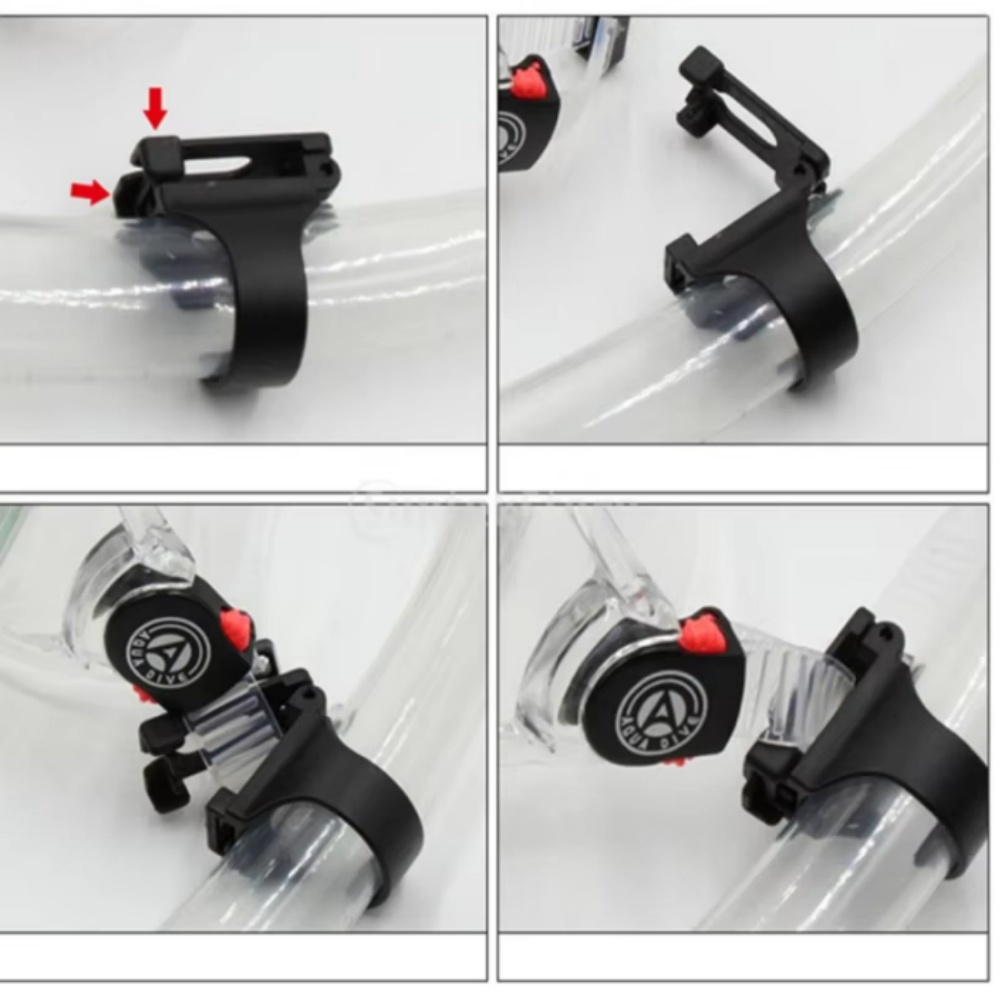 Clipe de plástico snorkel másc - Silicone Mask Bracket avaliação e preço
