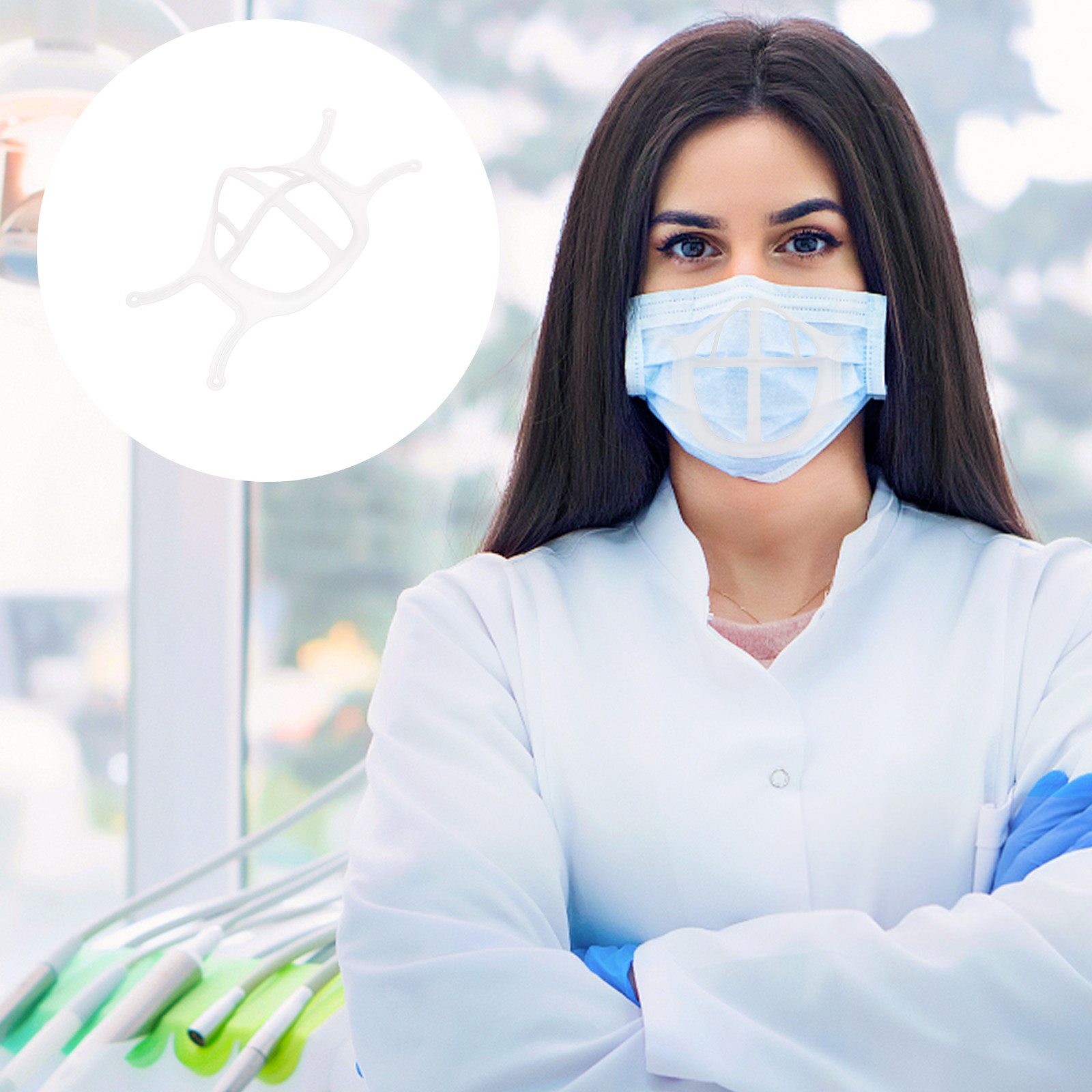 5 Peças de Suporte Interno par - Silicone Mask Bracket avaliação e preço